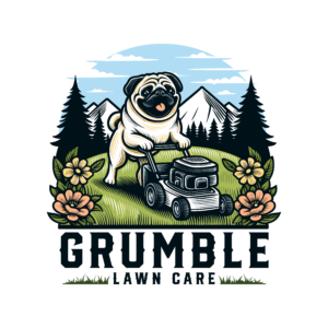 Grumble lawn care logo